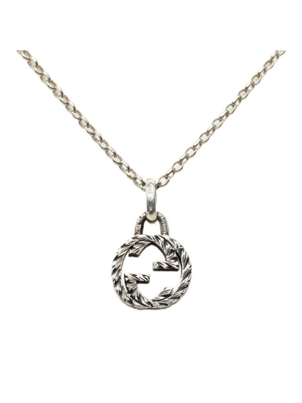 Gucci Interlocking G Necklace Silver